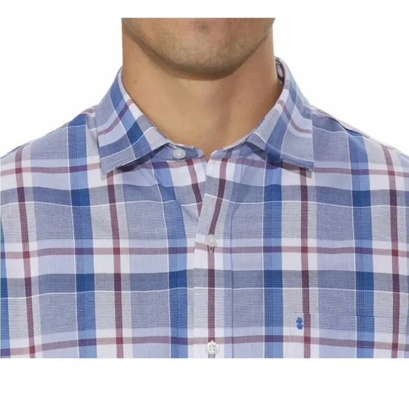 Izod Men’s 100% Cotton Dress Shirt - NWT Medium - Picture 5 of 7